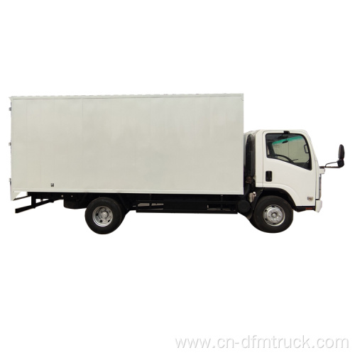 4x2 van cargo truck with isuzu engine